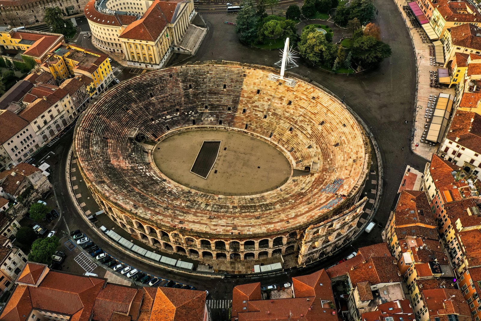 Piazza Bra and Castelvecchio